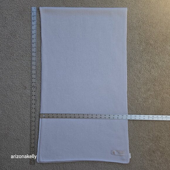 NWOT Babaton Cashmere Knit Scarf White - Picture 2 of 11